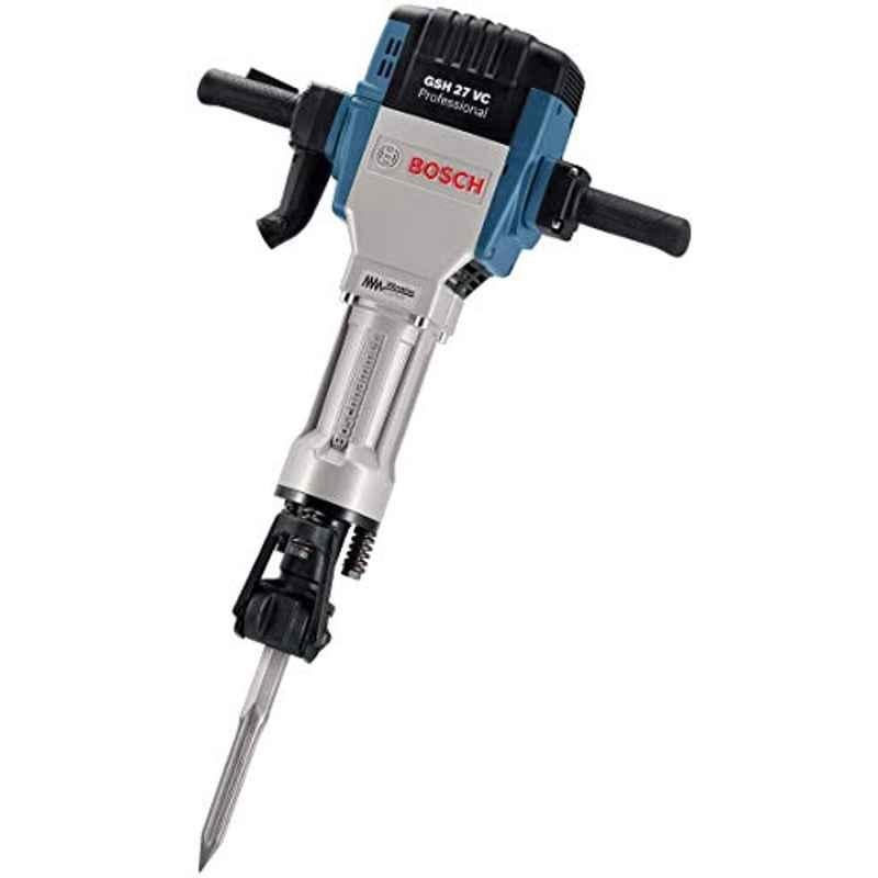 Bosch Gsh 27 Vc Professional Demolition Hammer (Blue And Silver)