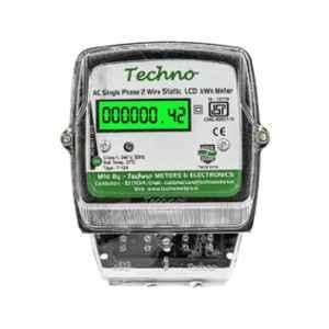 Techno 10-40A Polycarbonate Single Phase Multifunctional Energy Meter, TMCB01M