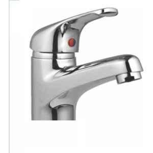 Gold Bell Brass Silver Deck Mounted Chrome Finish Hot & Cold Single Lever Basin Mixer