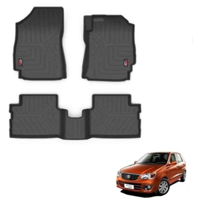 Kozdiko Thermoplastic Polyolefins 3D Life Long Car Floor Mat Set for Maruti Suzuki Alto K10
