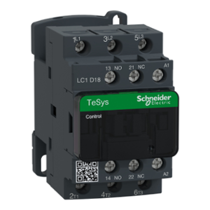 Schneider Electric TeSys Deca 18A 9kW 1NO+1NC Three Pole Power Contactor, LC1D18M7, Coil Voltage: 220 VAC (Pack of 20)