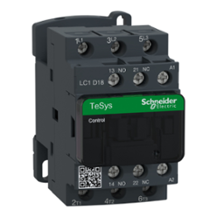 Schneider Electric TeSys Deca 18A 9kW 1NO+1NC Three Pole Power Contactor, LC1D18M7, Coil Voltage: 220 VAC (Pack of 20)