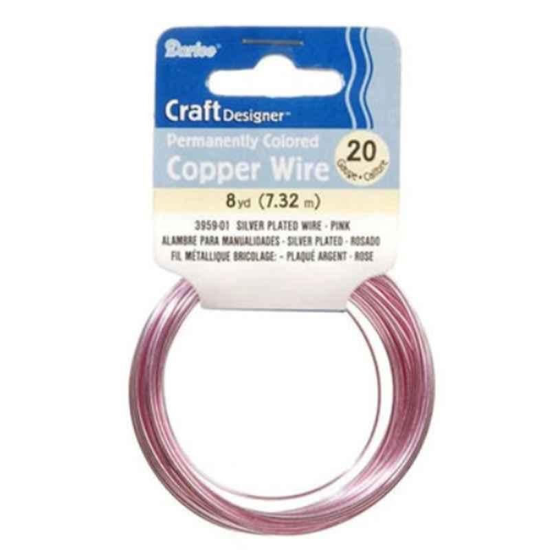 Darice 8 Yards 20 Gauge Pink Craft Wire