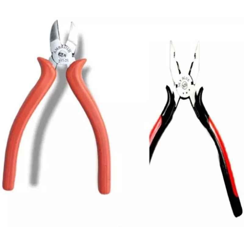 Sky Blue 2 Pcs 7.8 inch Lineman Plier Combo, SBE_PLIER_0415