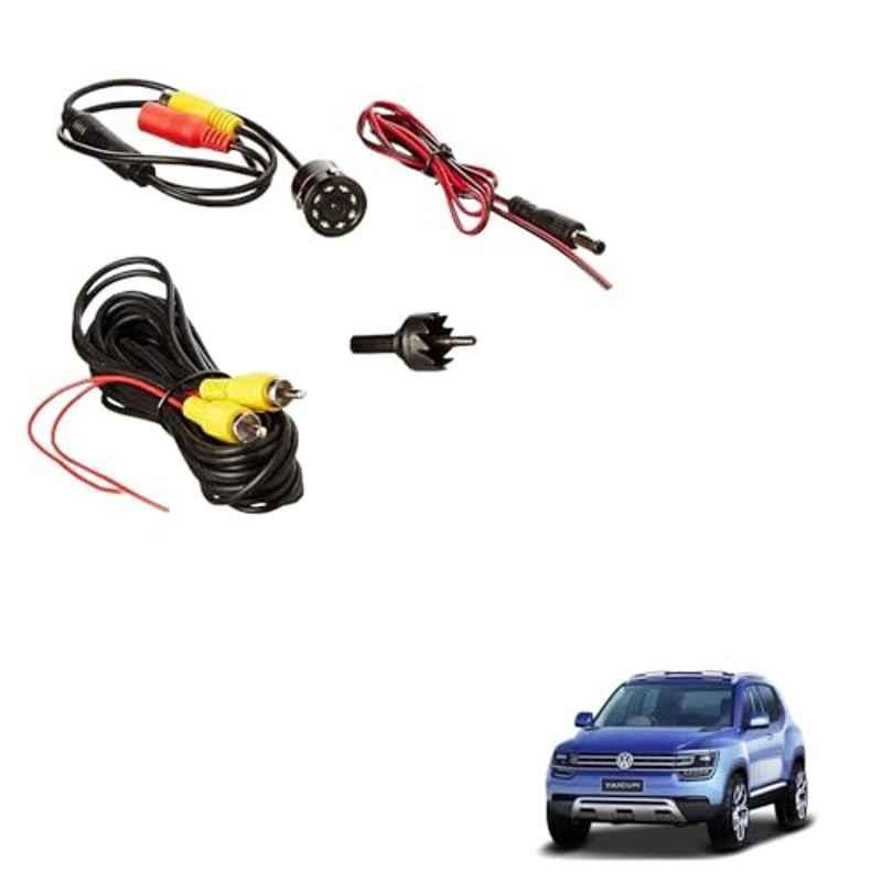 Kozdiko Car Rear View Reverse Parking Camera with HD Night Vision & 8 LED Waterproof for Volkswagen Taigun