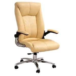 Sun Office Furniture SOF-02 Leatherette Beige High Back Executive Chair