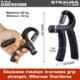 Strauss 21.5x14x4cm Plastic Black Adjustable Hand Grip Strengthener, ST-1841