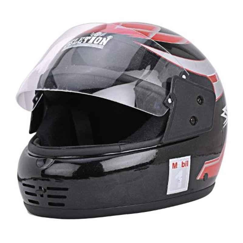 GTB Large Size Black Full Face Motorcycle Helmet
