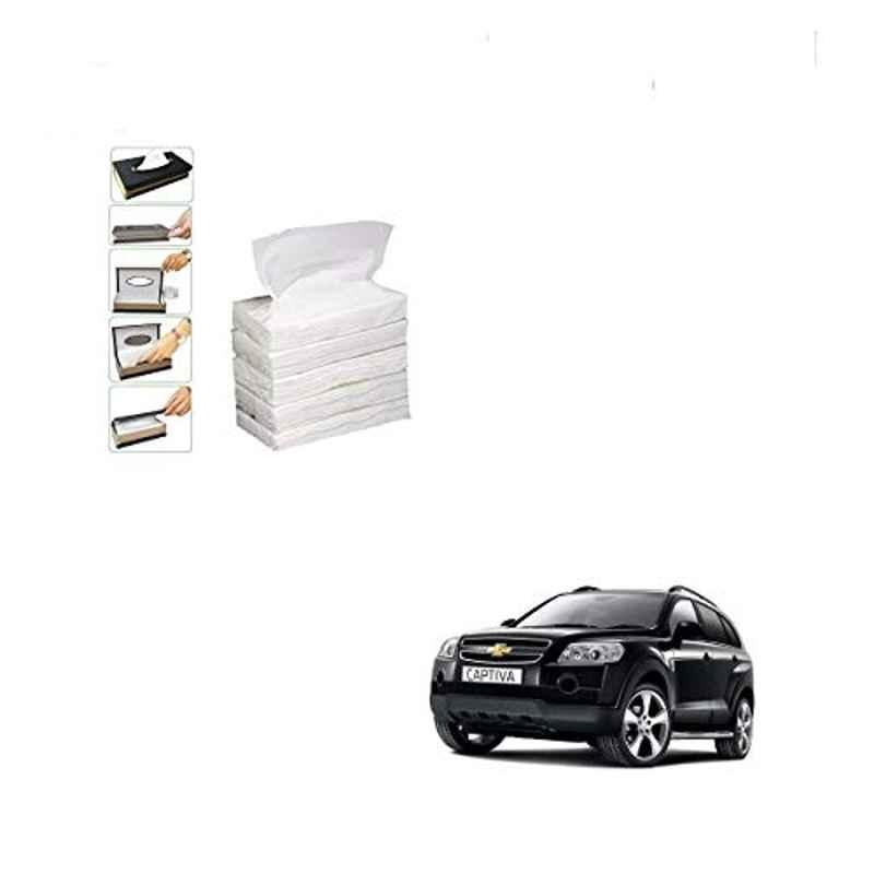 Kozdiko 100 Pulls Dispenser Box Refiller Tissue Paper with 200 Sheets for Chevrolet Captiva (Pack of 5)