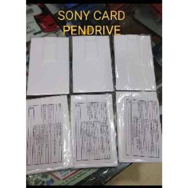 Sony 16gb Credit/Visiting Card Pendrive 1 Year Company Warranty
