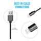 Ambrane ABCL-15 3A Nylon Black Lightning Braided Cable
