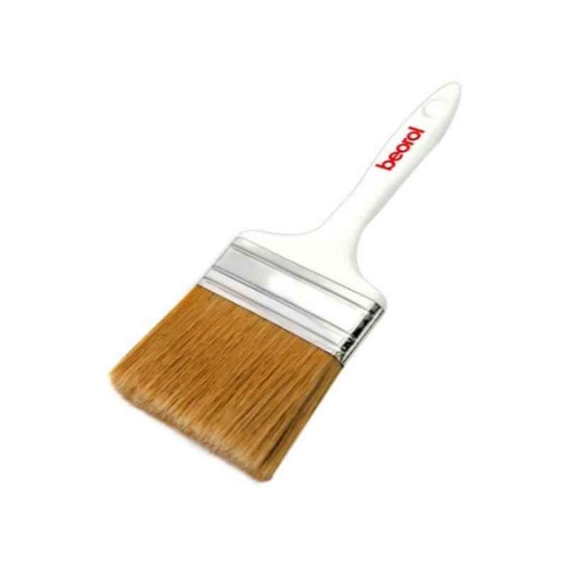 Beorol 70x15mm White, Silver & Brown Economy Paint Brush, EB70
