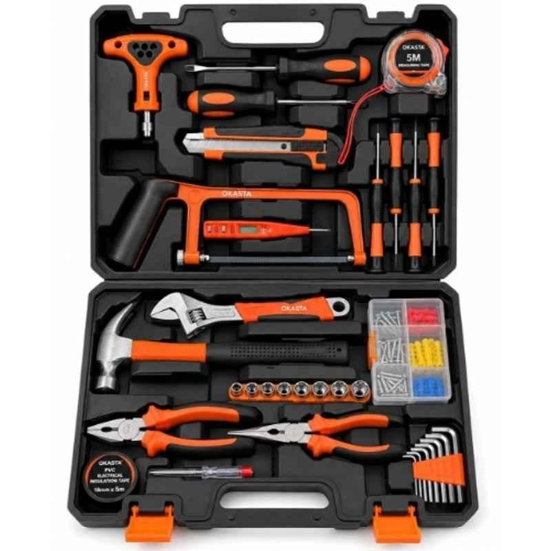 Okasta 24 Pcs Multipurpose Hand Tool Kit with Carry Case
