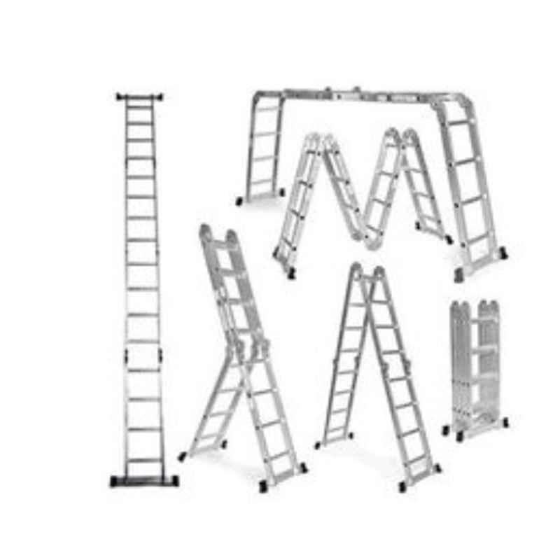Robustline 7-in-1 Aluminium Multipurpose Folding Step Ladder