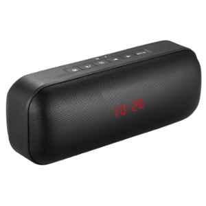 Portronics Sublime Iii Black Portable Bluetooth Speaker with Alarm Clock, POR 622