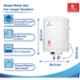 Candes Perfecto Metal 15L 2kW Ivory Storage Water Heater with Installation Kit