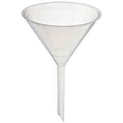 ELECOPTO 50mm Polypropylene Long Stem Funnel with Chemical Resistant