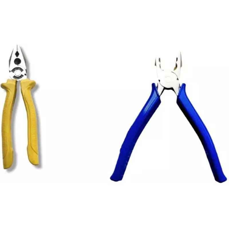 Sky Blue 2 Pcs 7.8 inch Lineman Plier Combo, SBE_PLIER_0018