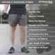 Strauss 2 Pcs 2kg PVC Black Dumbbells Set, ST-2724
