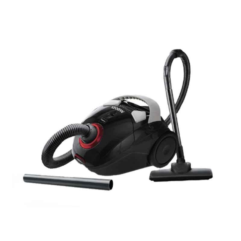 Impex 1200W 1.2L Black Vacuum Cleaner with Auto Rewinding Function, VC 4705
