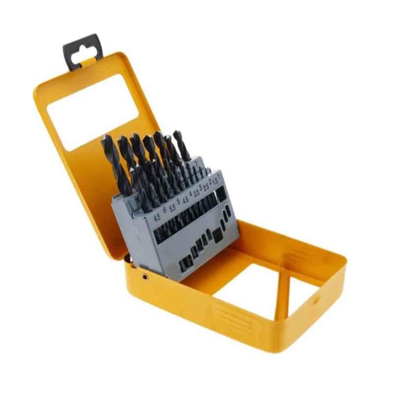 Tolsen 19 Pcs HSS Twist Drill Bits Set, 75081