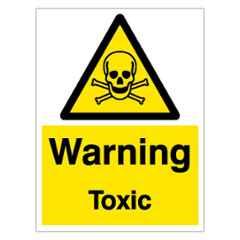 SUNSIGNS 400x600mm Vinyl & Acrylic Sandwich Warning Toxic Signage, SN0057VNLM1HPIDAP