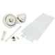 Maya Super Eco Tech 1200mm 5 Star White BLDC Ceiling Fan, 1200-ECOTECH-WHITE