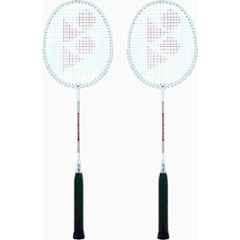Yonex GR 303i 83g White Strung Badminton Racquet (Pack of 2)