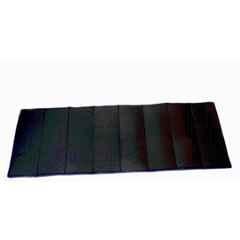 Matrica 12mm Black Foldable Traveling Yoga Mat for Men & Women