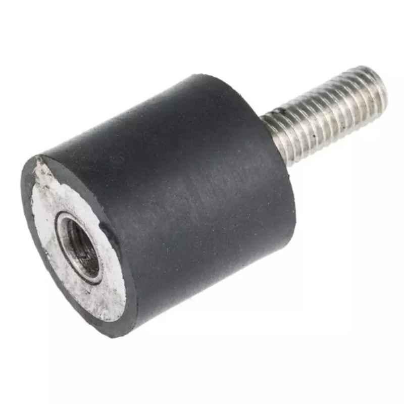 RS Pro M8 Anti Vibration Mount Male to Female Bobbin with 37.62kg Load, 1712598 (Pack of 2)