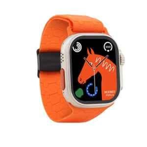 I Kall W9 2.19 inch HD Display Bluetooth Calling Orange Smart Watch with Sp02 Tracking & Multiple Sports Modes