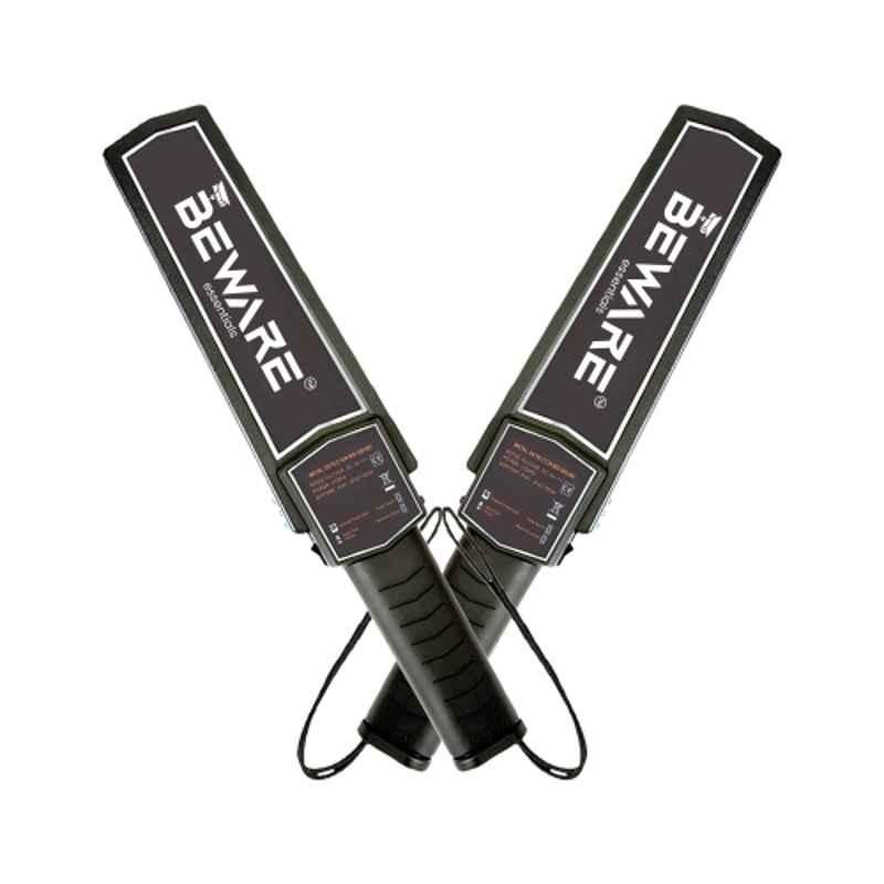 Beware 270mW ABS Handheld Metal Detector with LED Indicator, Vibration Mode & Large Scanning Area, BW-HHMDE