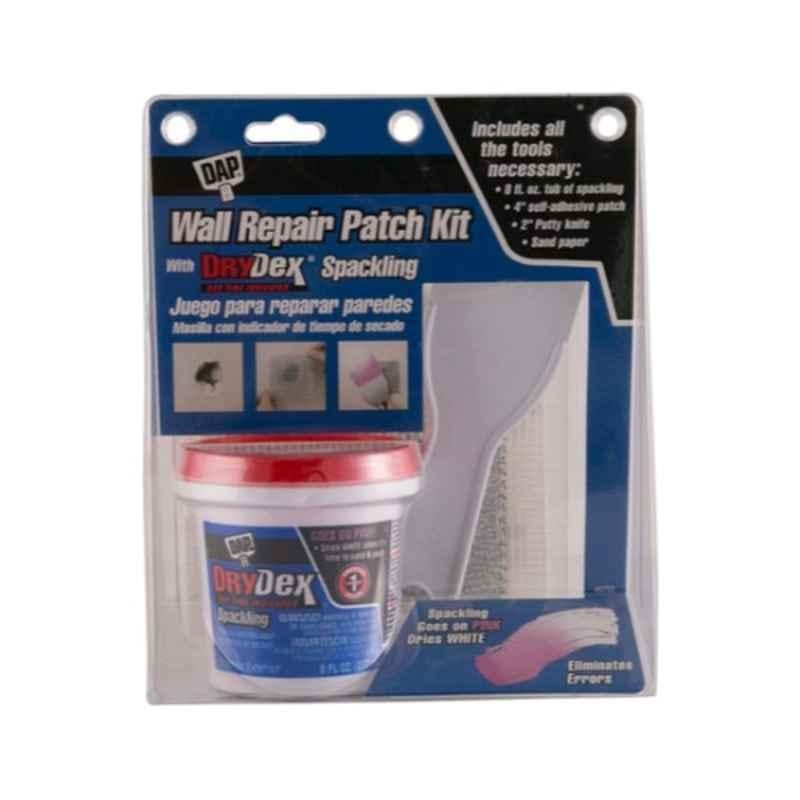 Dap 4Pcs White Wall Repair Patch Kit, 324762AC