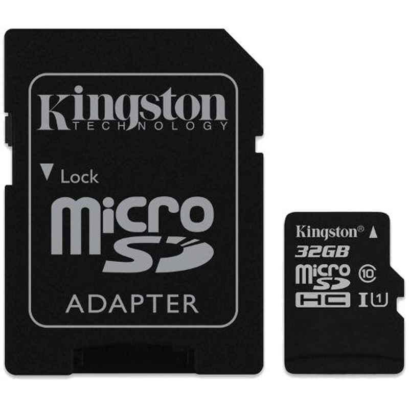 Kingston 32GB Micro SDHC Card, SDC10G2/32GB