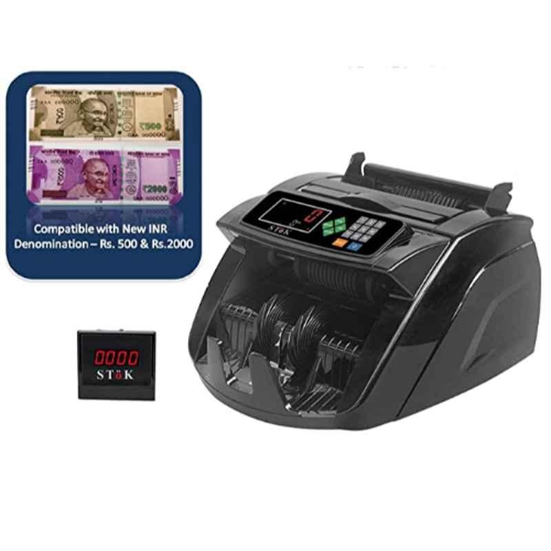 SToK ST-MC05 Black Note Counting Machine with Fake Note Detector