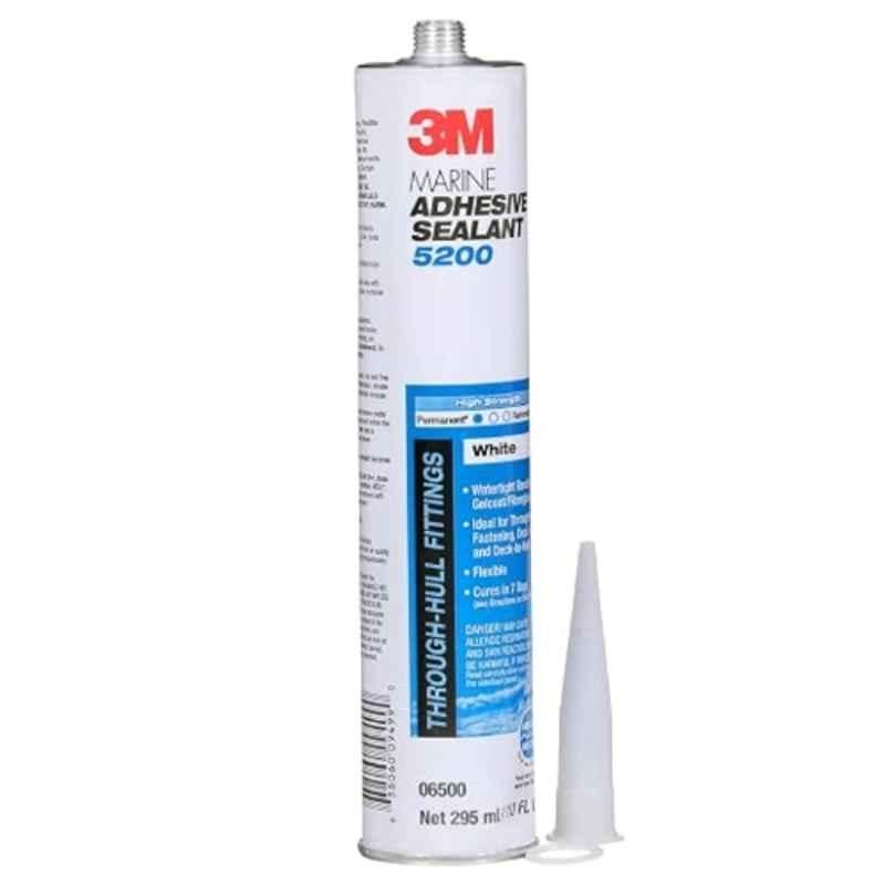 3M Marine 1/10 Gallon PN06520 White Cartridge Fast Cure Adhesive Sealant, 5200