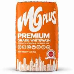 MG PLUS 25kg Premium Grade Powder-Based Whitewash Primer for Internal & External Use, MM-WGPLUS-25KG
