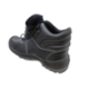 Hi-Safe ASG-10 Leather Steel Toe Black Work Safety Shoes, Size: 9