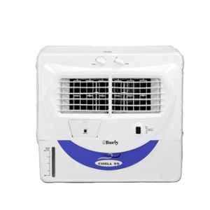 Burly Chill 55 200W 55 Litre Polypropylene White Window Air Cooler with Wood Wool Pads Cooling & 1 Year Warranty, 9990BHACHILL55L