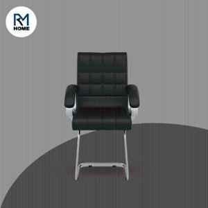 RM HOME Luca Leather Medium Back Brown Executive Chair