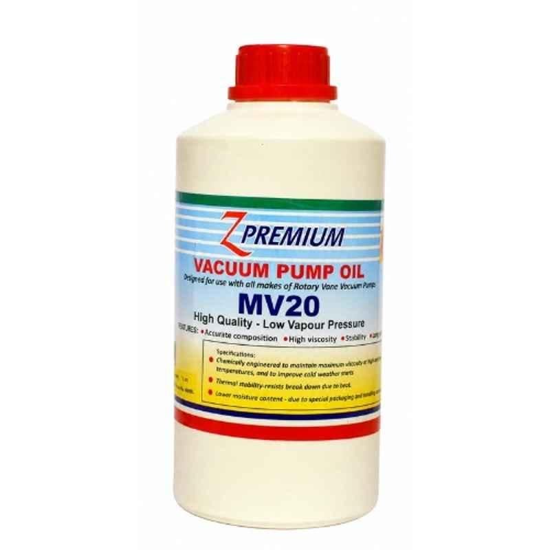 Z Premium MV20 1 Litre Vacuum Pump Oil