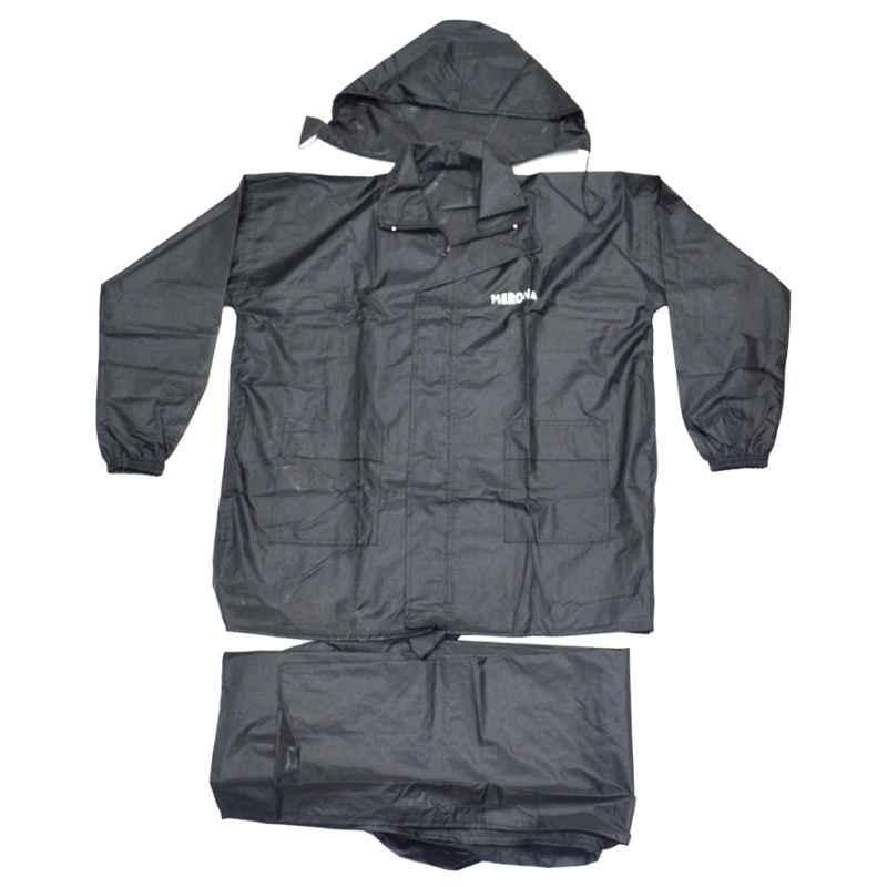 Gripwell Free Size Black Merona Raincoat with Taping