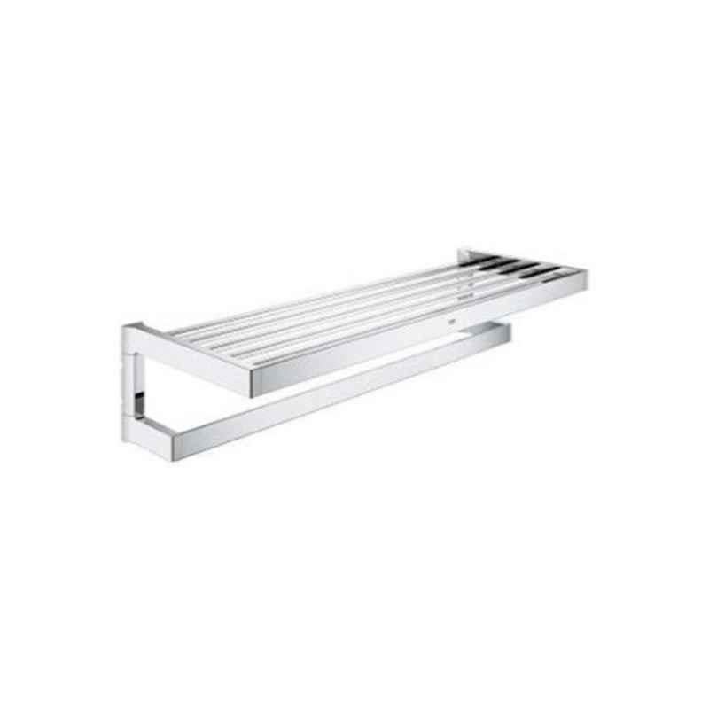 Grohe Selection Cube 575x200mm Silver Multi Bath Towel Rack, 40804000