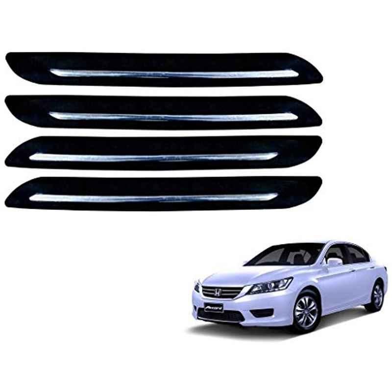Kozdiko 4 Pcs Single Chrome Bumper Protector Set for Honda Accord
