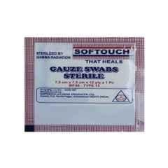 Softouch Gauze Swabs Sterile 7.5 cm x 7.5 cm x 12 ply Gauze