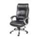 High Living Exclusive Black Leatherette High Back Office Chair