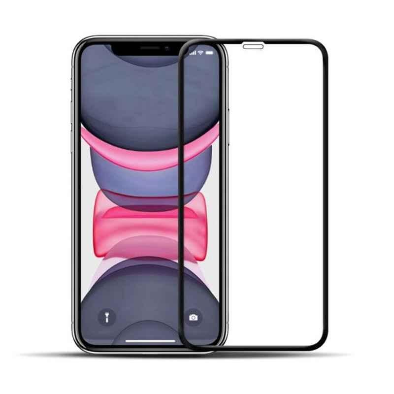 Hyphen Tempered Glass Black Full Coverage Screen Protector for iPhone 11, HTG-FXI612385