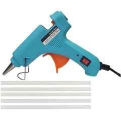 Gunstick 20W Firozi Glue Gun with 5 Pcs Transparent Glue Sticks