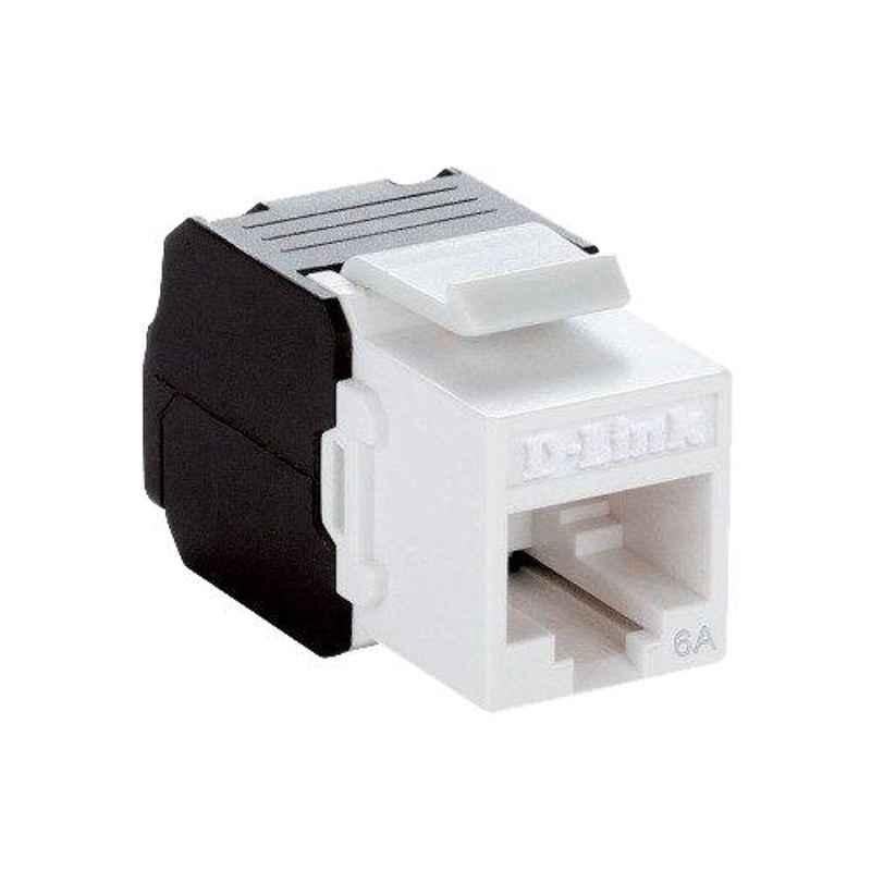 D-Link NKJ-6AWHI1B21 White Cat6A 10G UTP Keystone Jack (Pack of 10)