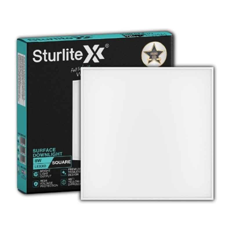 Sturlite Lexxo 8W 800lm Cool White Square LED Surface Light